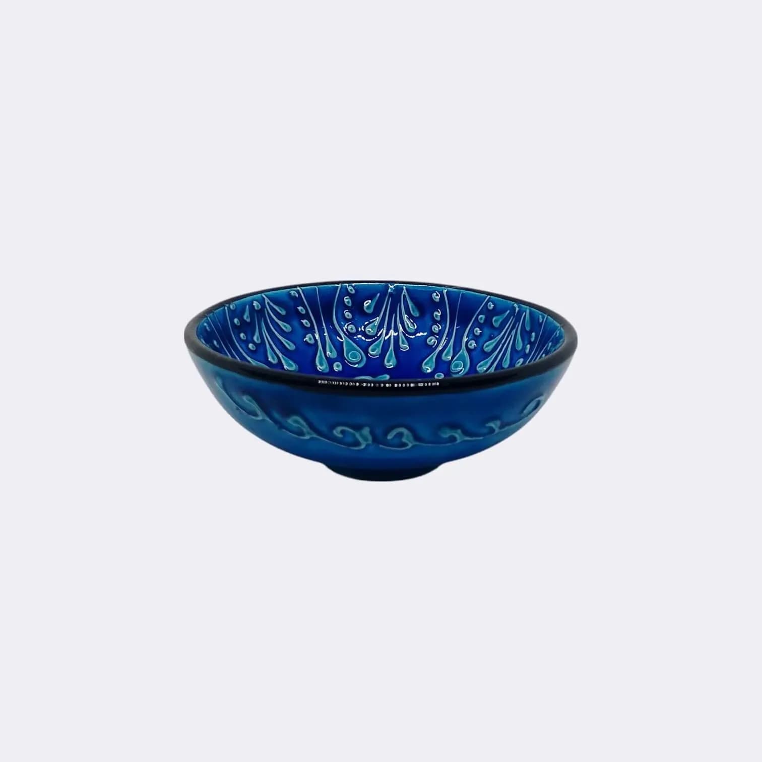 Firuze Kase Mavi 10 cm - 3