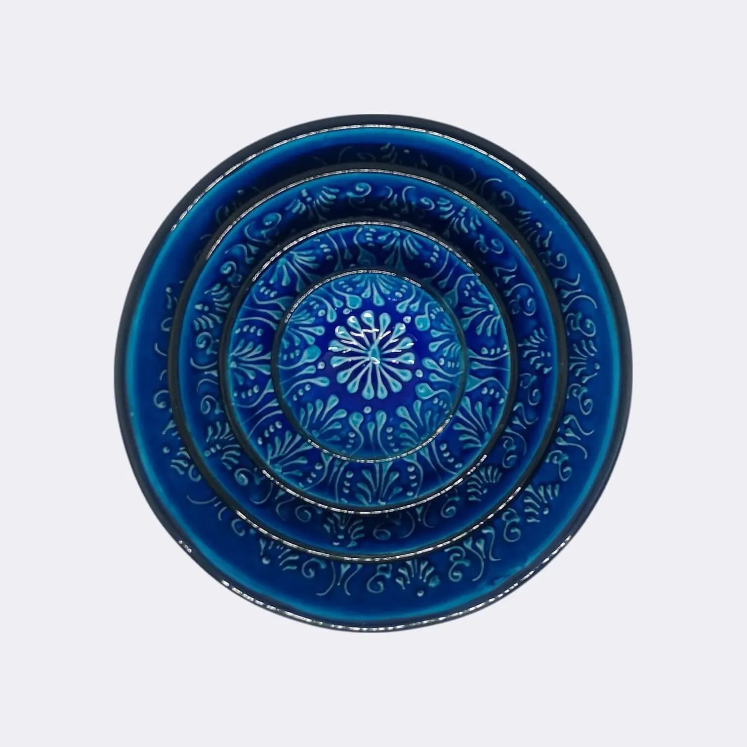 Firuze Kase Mavi 5 cm - 4