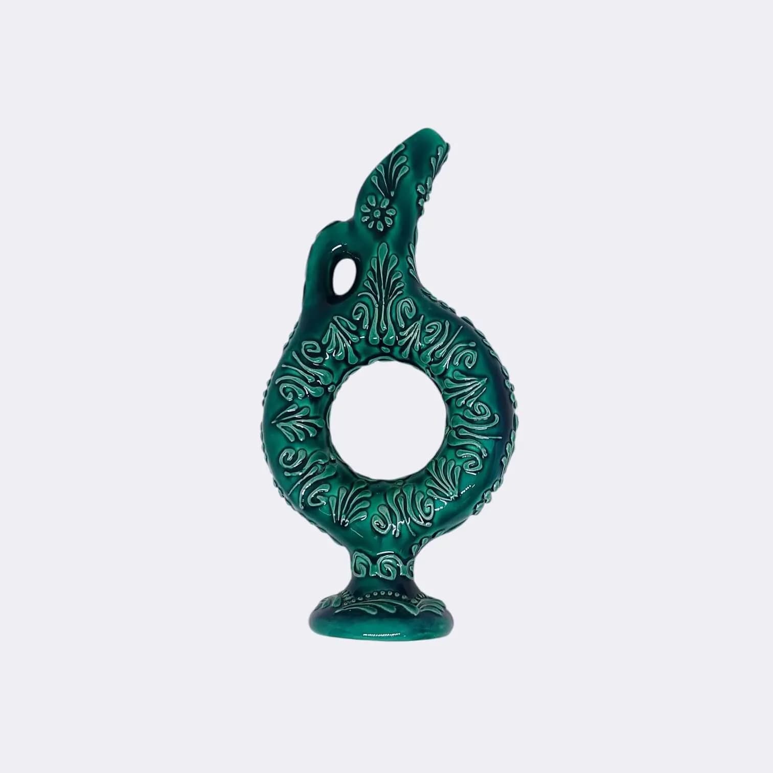 Hitit Vazo Firuze Yeşil 20 cm - 4