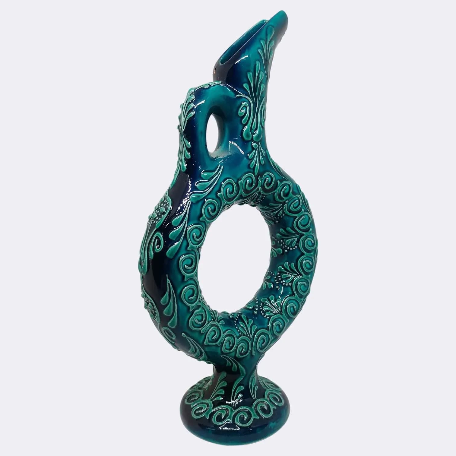 Hitit Vazo Firuze Yeşil 30 cm - 2