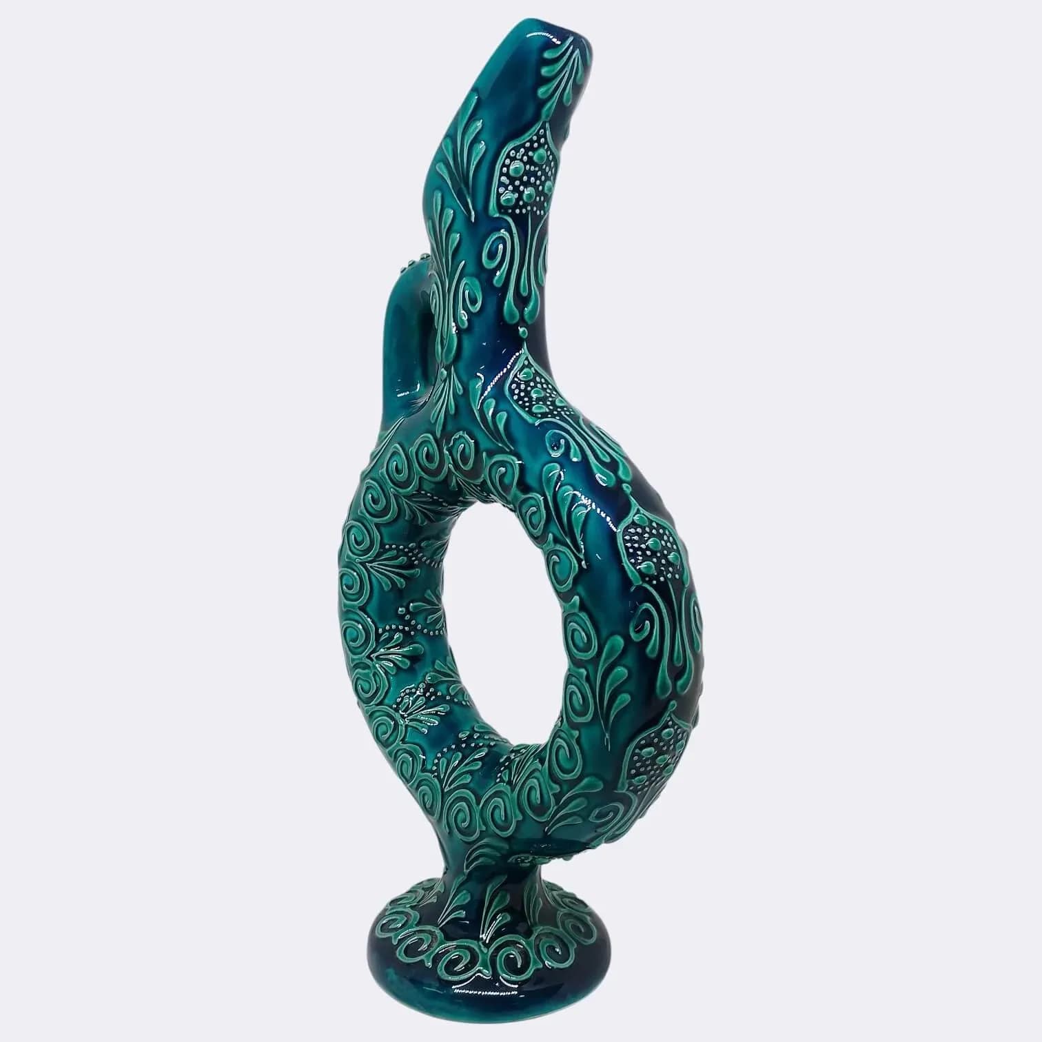 Hitit Vazo Firuze Yeşil 30 cm - 3