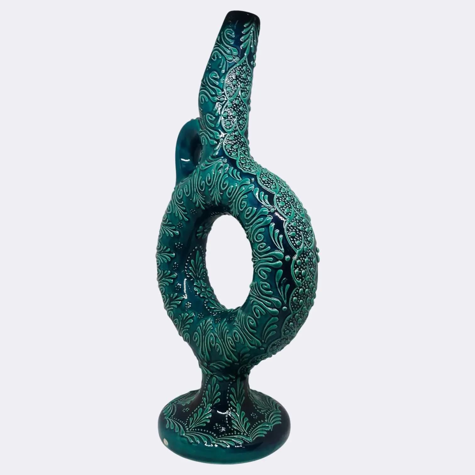 Hitit Vazo Firuze Yeşil 40 cm - 2
