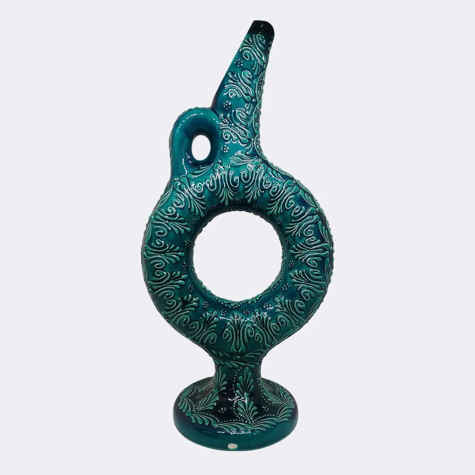 Hitit Vazo Firuze Yeşil 40 cm - 4