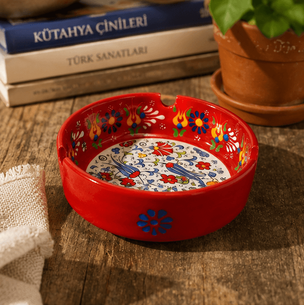 Paşabahçe Large Multicolor Ashtray - 2