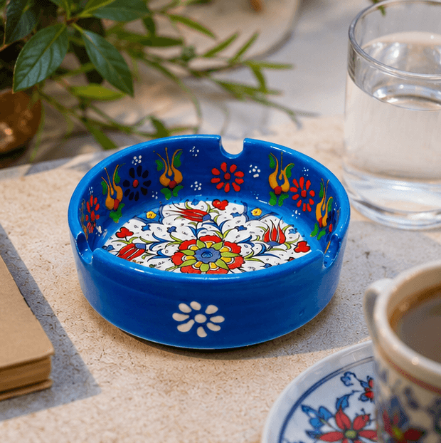 Paşabahçe Large Multicolor Ashtray - 3