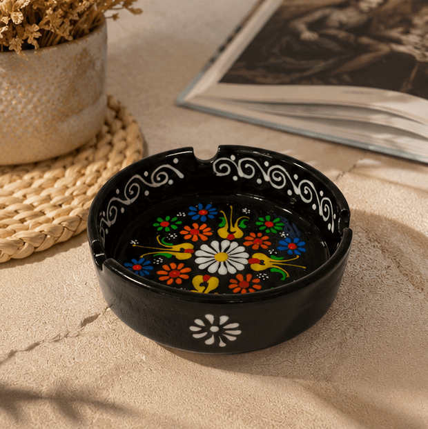 Paşabahçe Large Multicolor Ashtray - 4